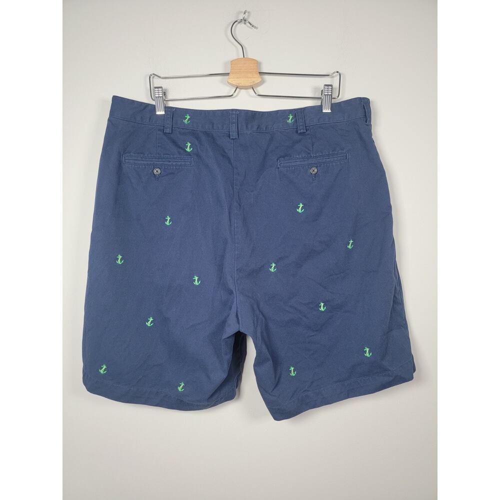 Polo Ralph Lauren Shorts Mens 42 Embroidered Prep Club Navy - Picture 2 of 9